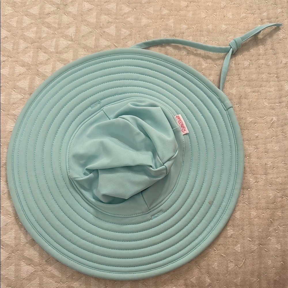RuffleButts Aqua Sun Hat
